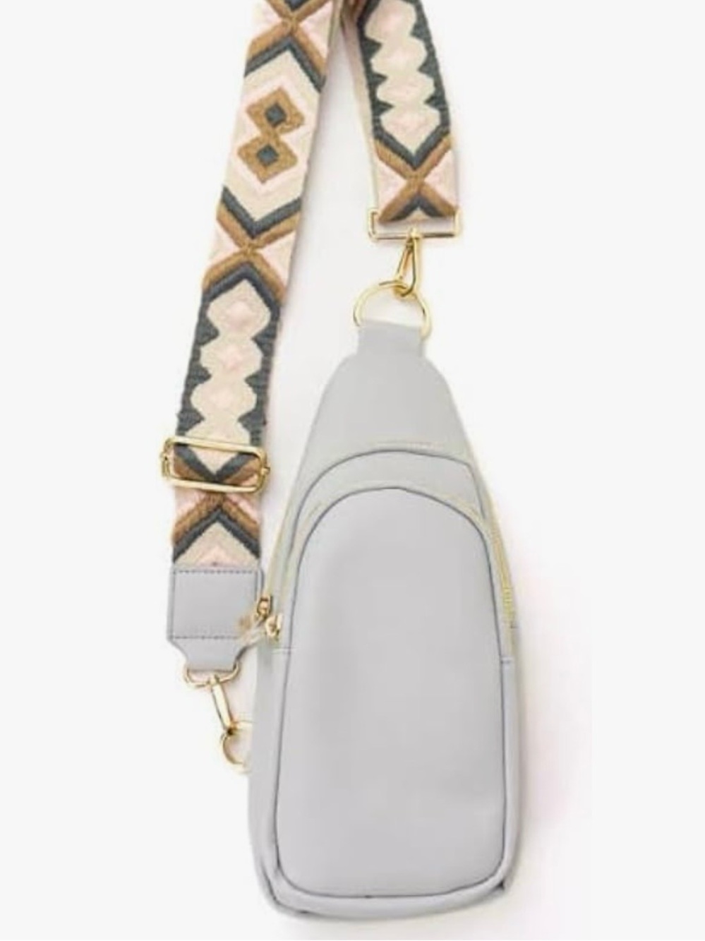 Womens Slingback Crossbody Travel Everyday Hands Free Vegan Handbag Guitar Strap